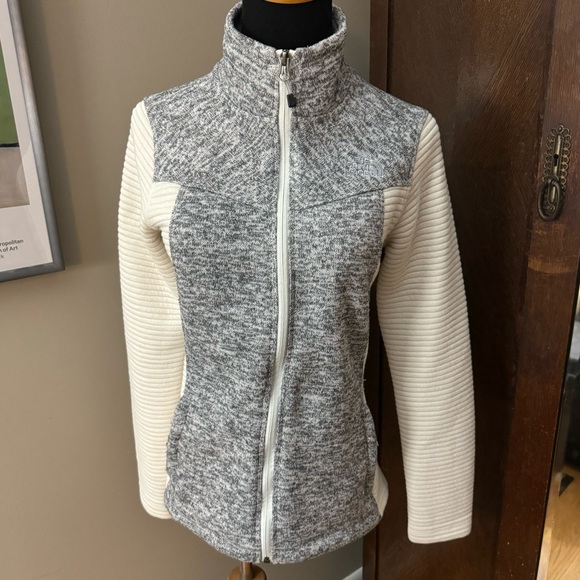 North Face Indi Rib-Knit Zip Fleece Jacket - Picture 2 of 9